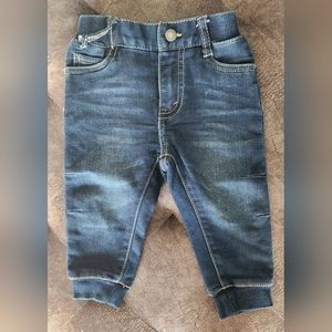 Levi Stretchy Knit Denim Joggers size 9 months